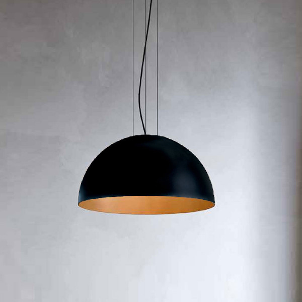 RUGIADA PENDANT 122.26 - matte black - goldfoil