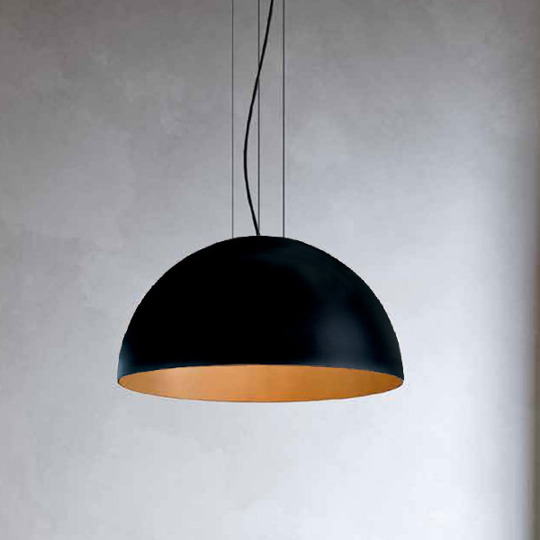 RUGIADA PENDANT 122.28 - matte black - goldfoil