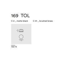 TOL WALL CEILING 169.73 - matte black