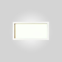 VALENCIA WALL CEILING 205.75 DIM - white opaque - light gold