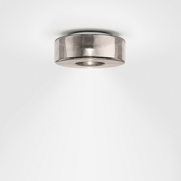 CURLING CEILING M - glass new silver