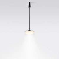 CURLING SUSPENSION S - tube - glass clear - conical