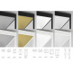 REFLEX2 CEILING M 150 - white - pyramid gold