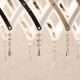 ZOOM 1 SUSPENSION - brushed stainless steel - translucent foil
