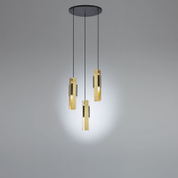 Excalibur Chandelier .13 - brushed brass