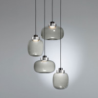 Legier Chandelier .14 - light grey - smoked