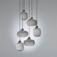 Legier Chandelier .26 - light grey - smoked