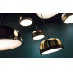 Molly Wall Ceiling .73 - brushed brass - sand black