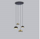 Molly Wall Ceiling .73 - sand black - brushed brass