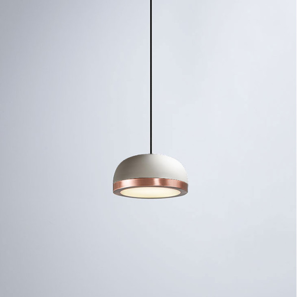 Molly Pendant .22 - sand grey - copper