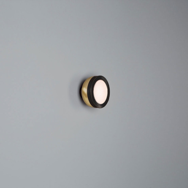 Molly Wall Ceiling .71 - brushed brass - sand black