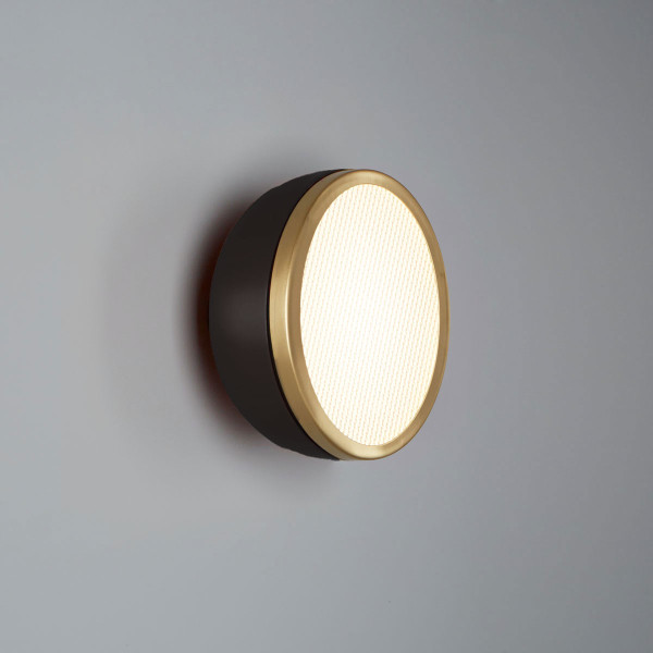 Molly Wall Ceiling .73 - sand black - brushed brass