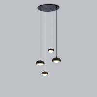 Muse Chandelier .14 - brushed brass
