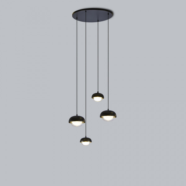 Muse Chandelier .14 - brushed brass