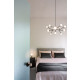 Nabila Chandelier .16 - brushed brass - clear