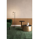 Osman Side Table .31 - black chrome - smoke