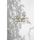 Osman Chandelier .12 - black chrome - smoke