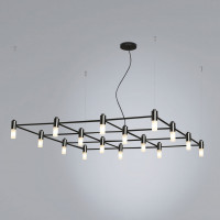 Quadrante Chandelier .16 - sand black