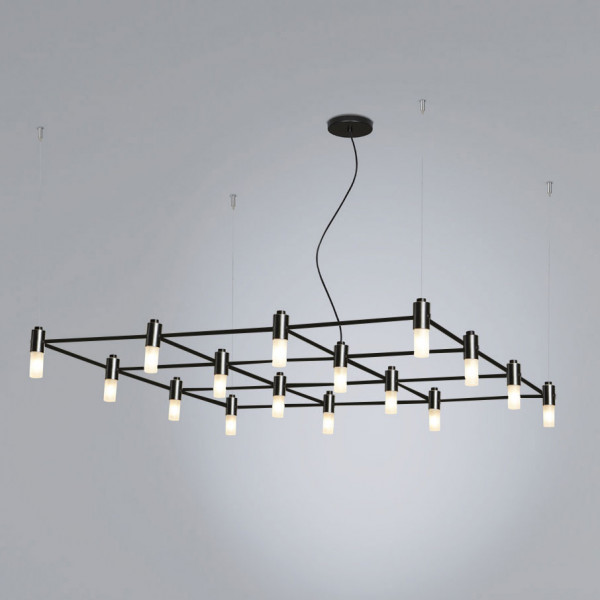 Quadrante Chandelier .16 - sand black