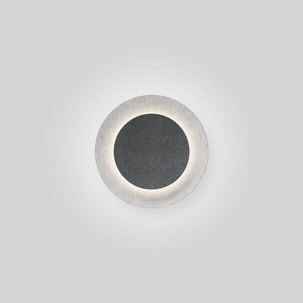 PUCK WALL ART 5476 - 2700K - grey felt dark D1 - grey felt light L1