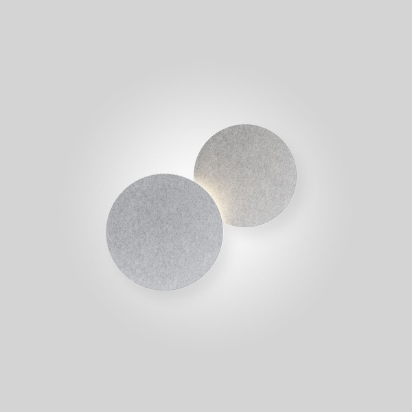 PUCK WALL ART 5481 - 2700K - grey felt light L1