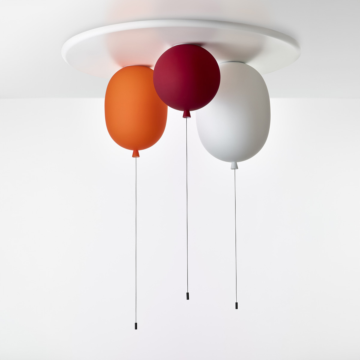 MEMORY SET S OVAL - 1x red - 1x orange - 1x triplex - acid - light switch black