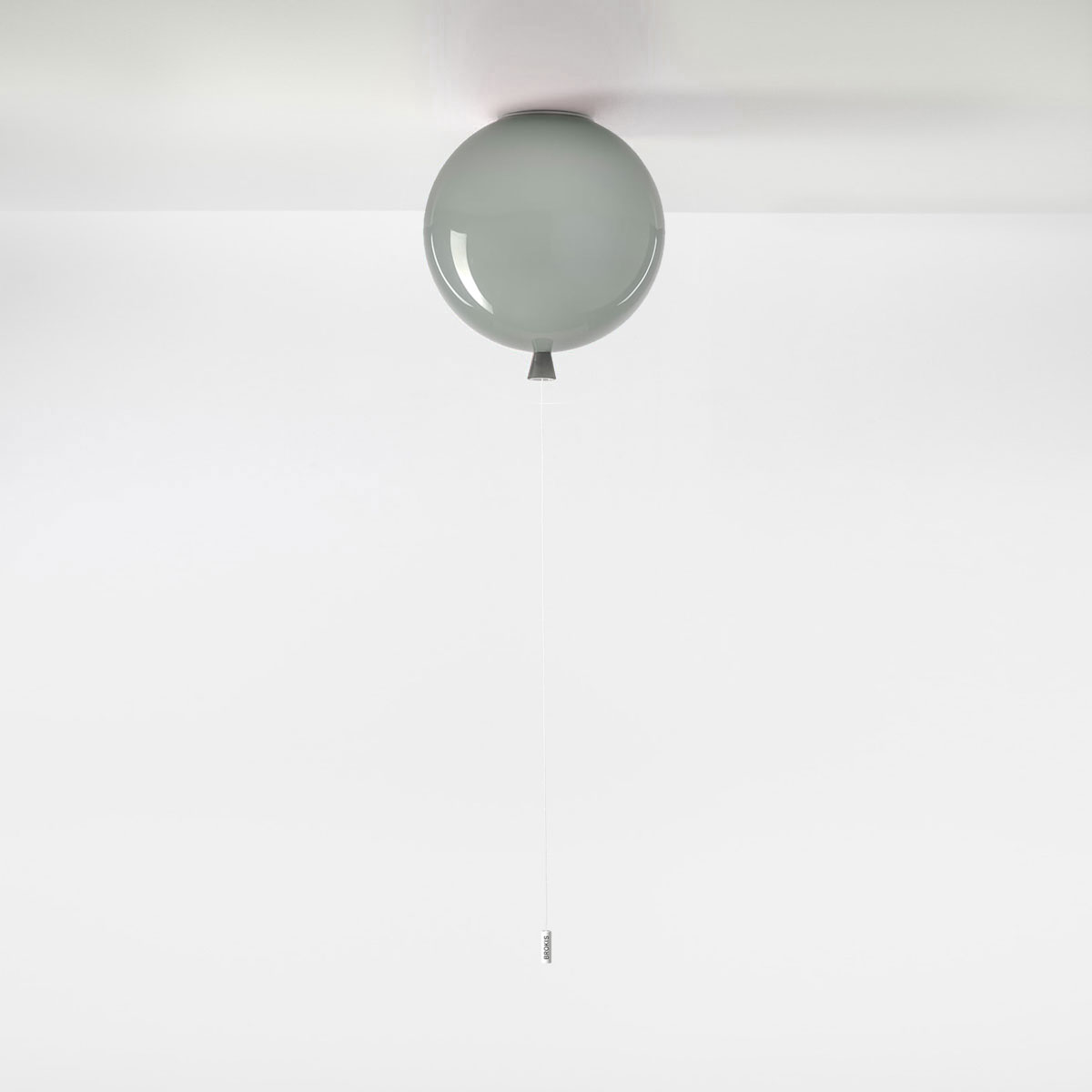 MEMORY CEILING 300 - grey - glossy - light switch white