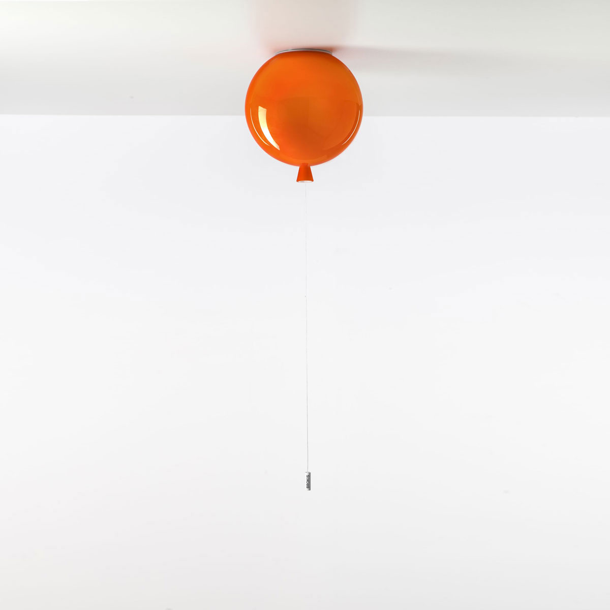 MEMORY CEILING 250 - orange - glossy - light switch white