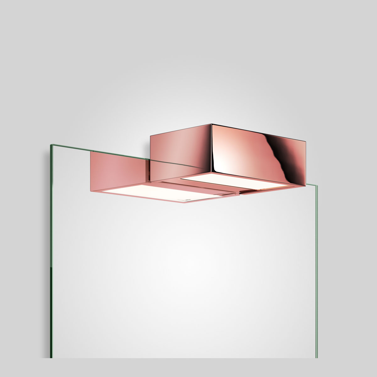 BOX 1-15 N LED SPIEGELAUFSTECKLEUCHTE - 2700K - roségold
