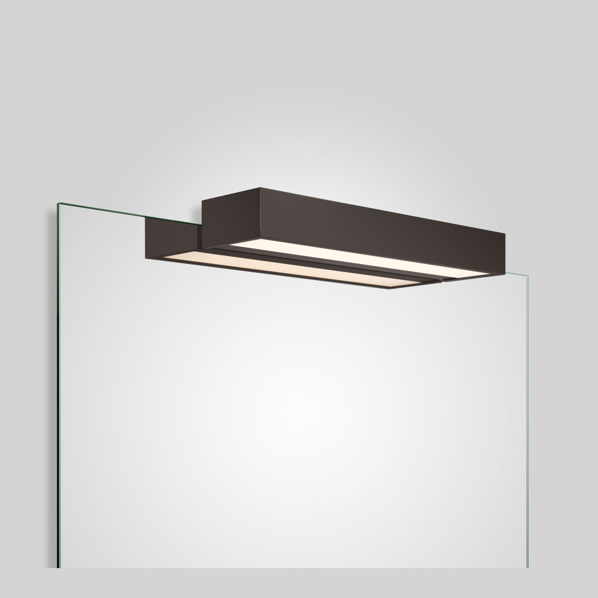 BOX 1-40 N LED SPIEGELAUFSTECKLEUCHTE - 2700K - dunkelbronze