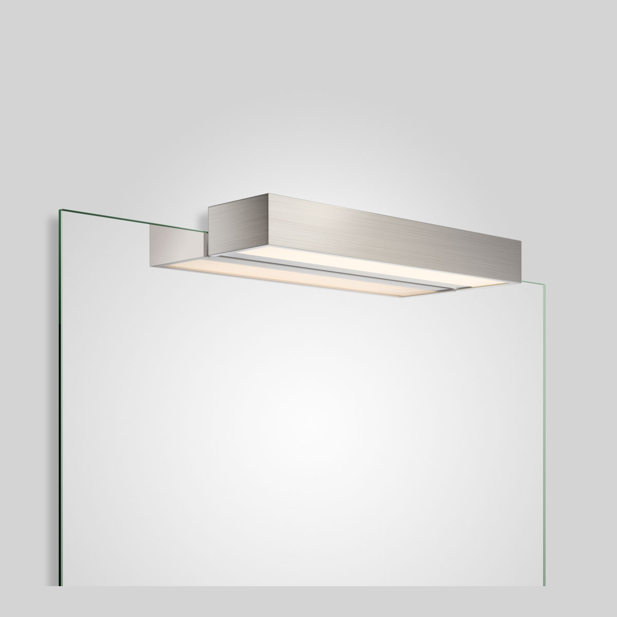 BOX 1-40 N LED SPIEGELAUFSTECKLEUCHTE - 2700K - nickel satiniert