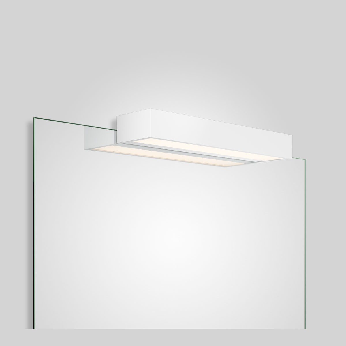 BOX 1-40 N LED SPIEGELAUFSTECKLEUCHTE - 2700K - weiss matt