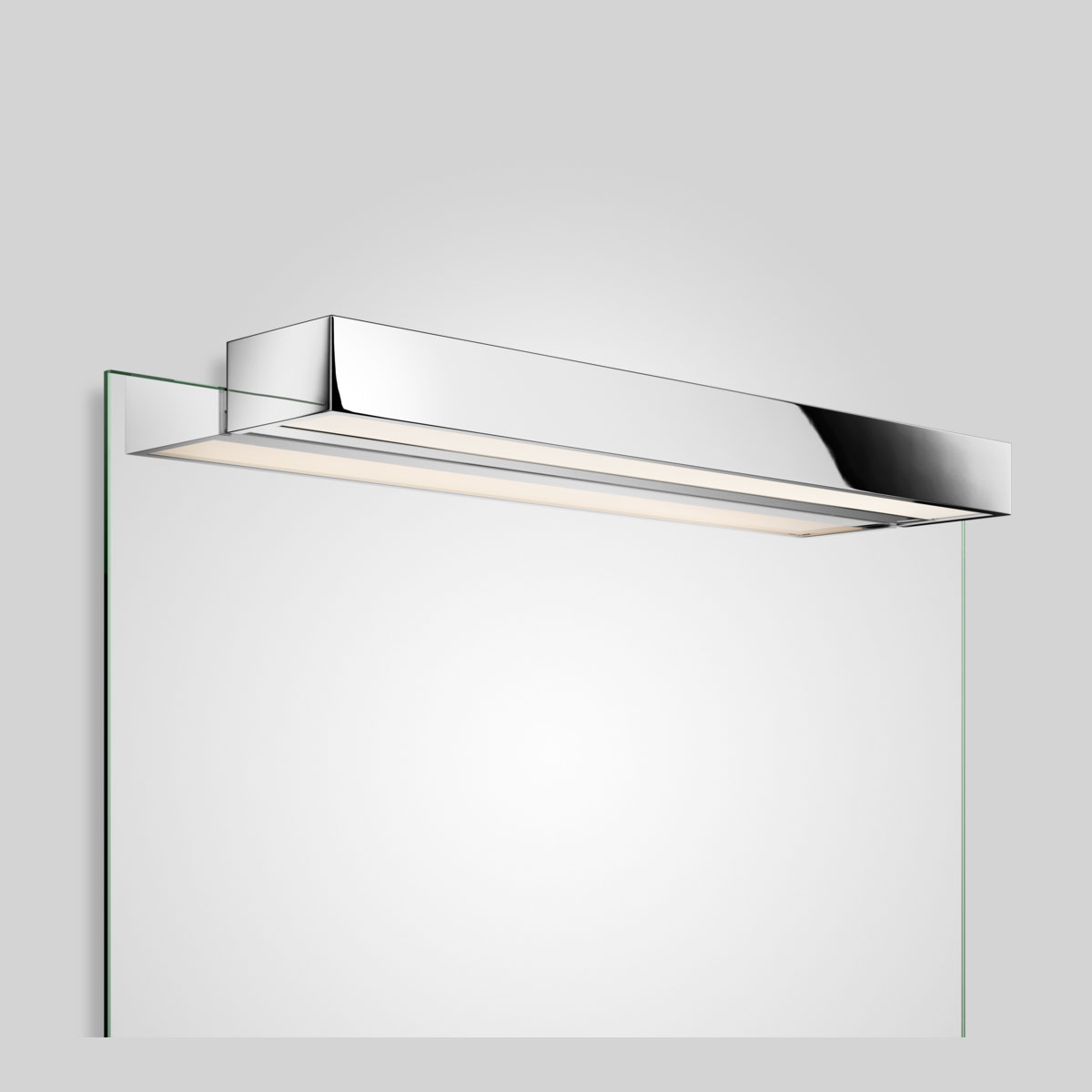 BOX 1-60 N LED SPIEGELAUFSTECKLEUCHTE - 2700K - chrom