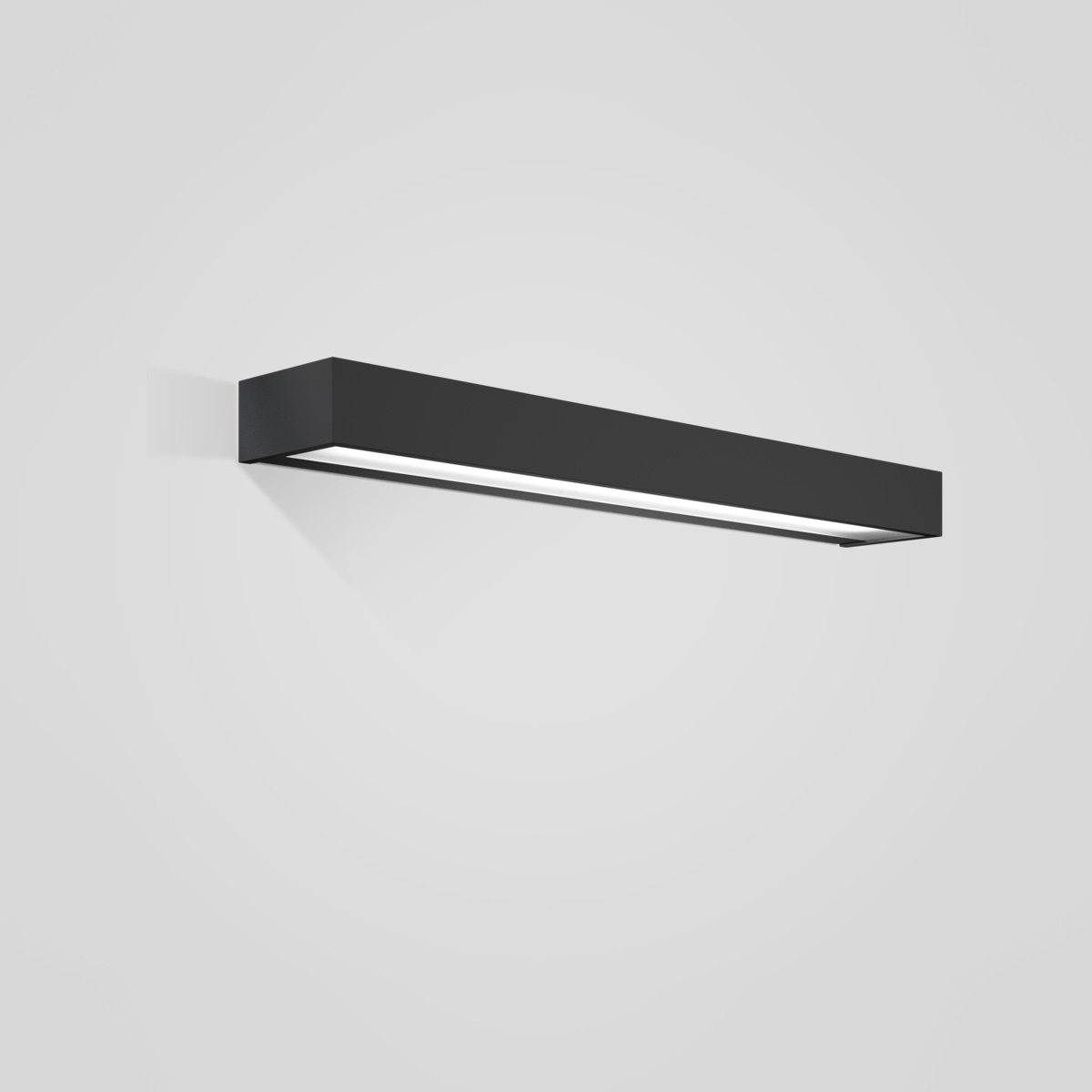 BOX 60 N LED WALL - 2700K - schwarz matt