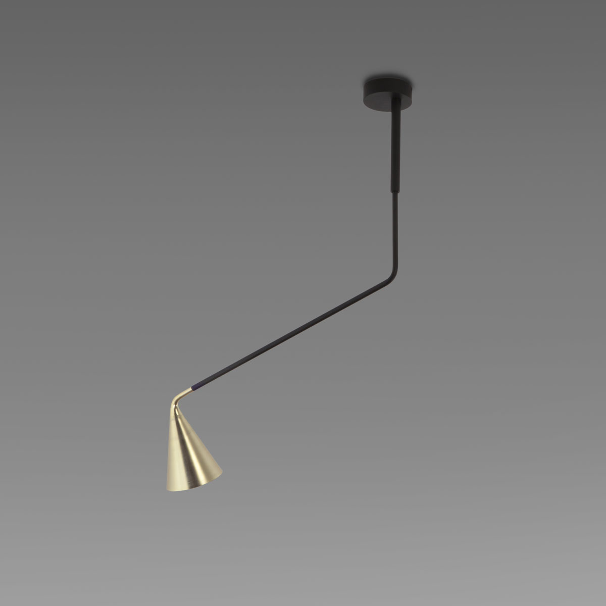 Gordon Ceiling .11b - brushed brass