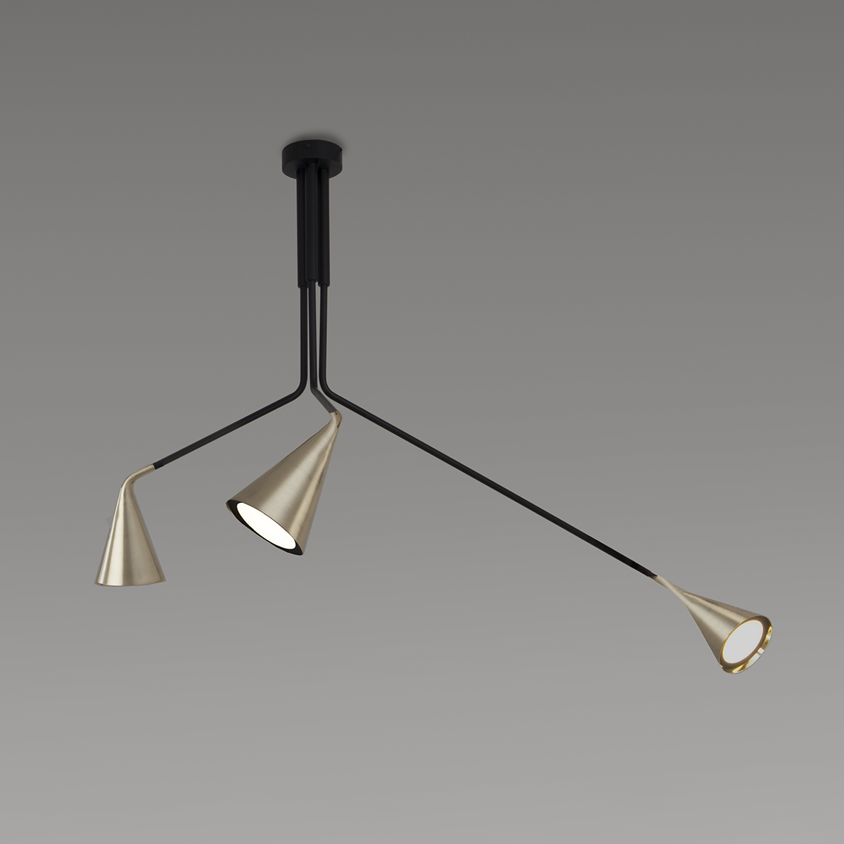 Gordon Chandelier .13abc - brushed brass