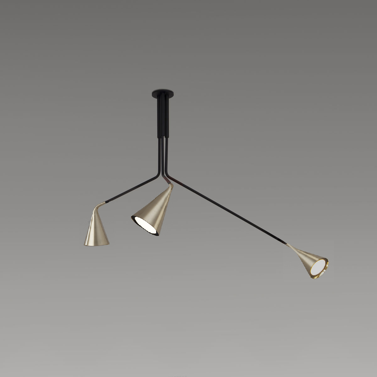 Gordon Chandelier .15abc - brushed brass